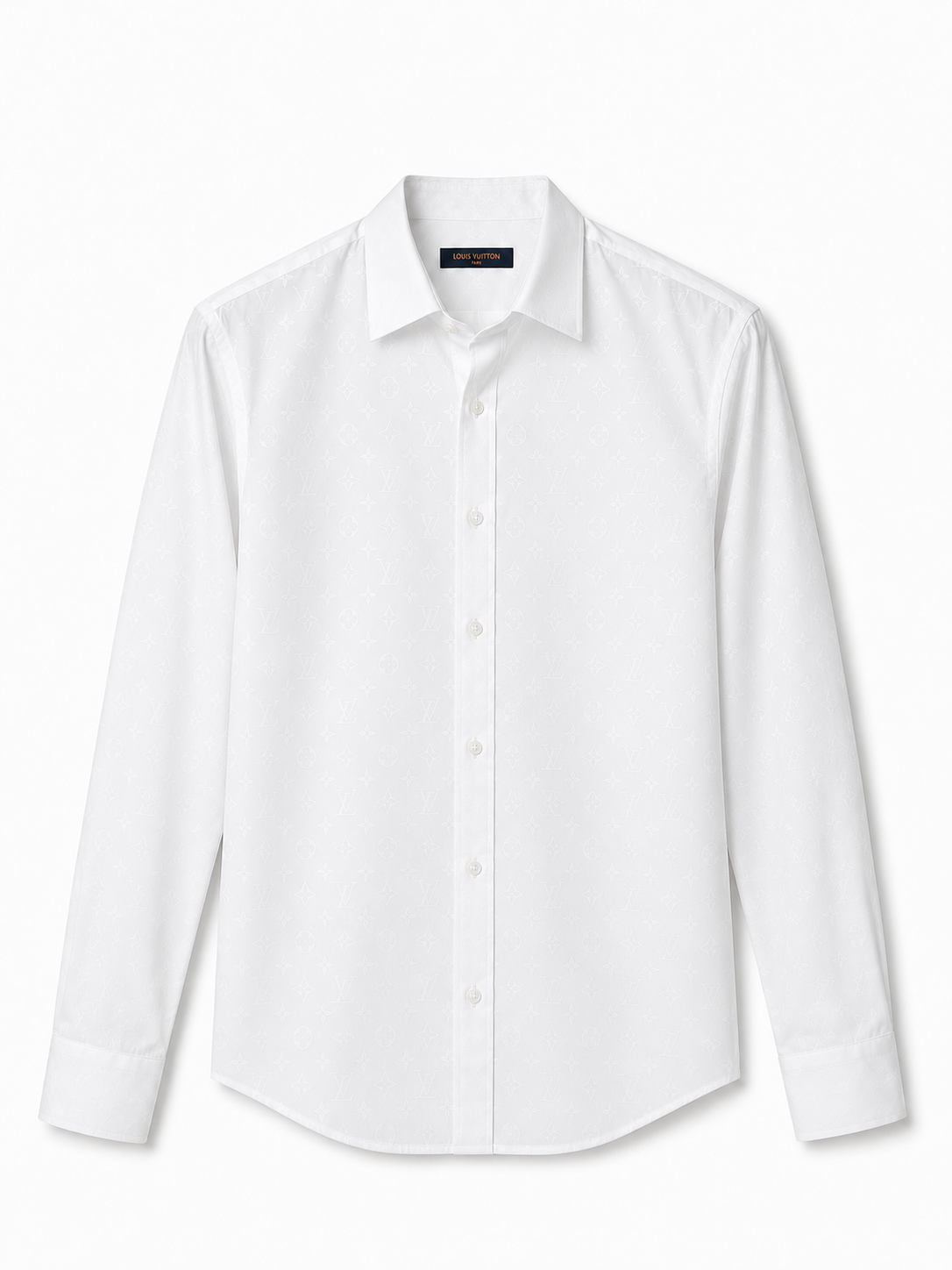 White Monogram LV Shirt
