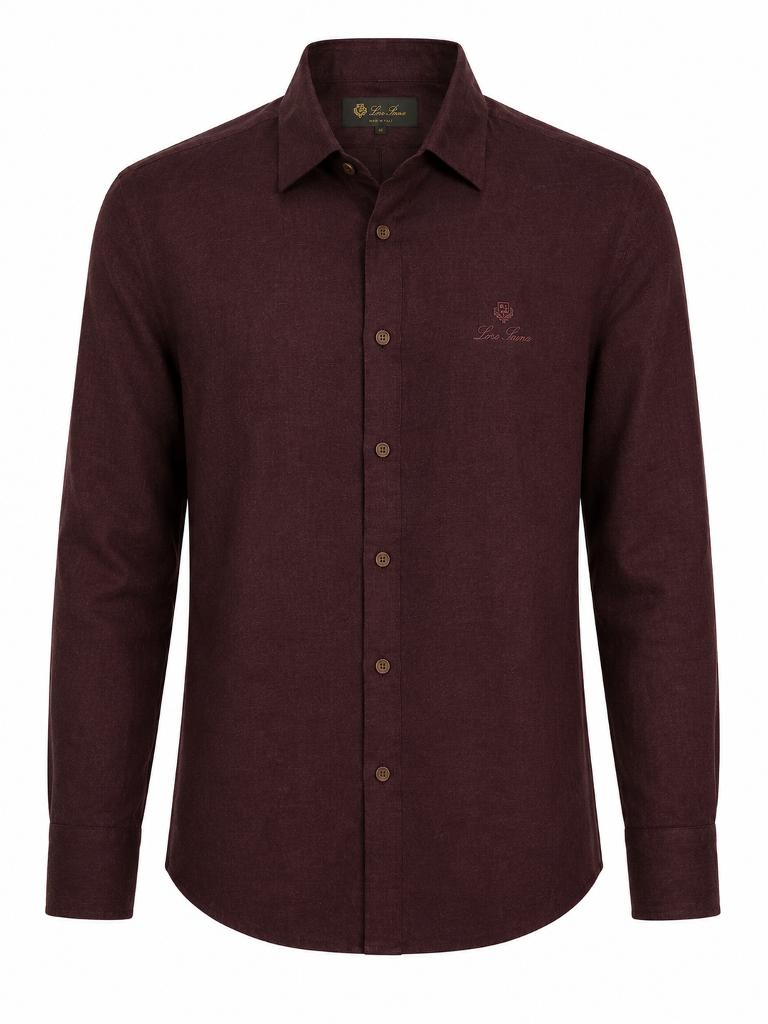 Burgundy Loro Piana Shirt