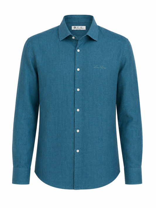 Turquoise Loro Piana Shirt