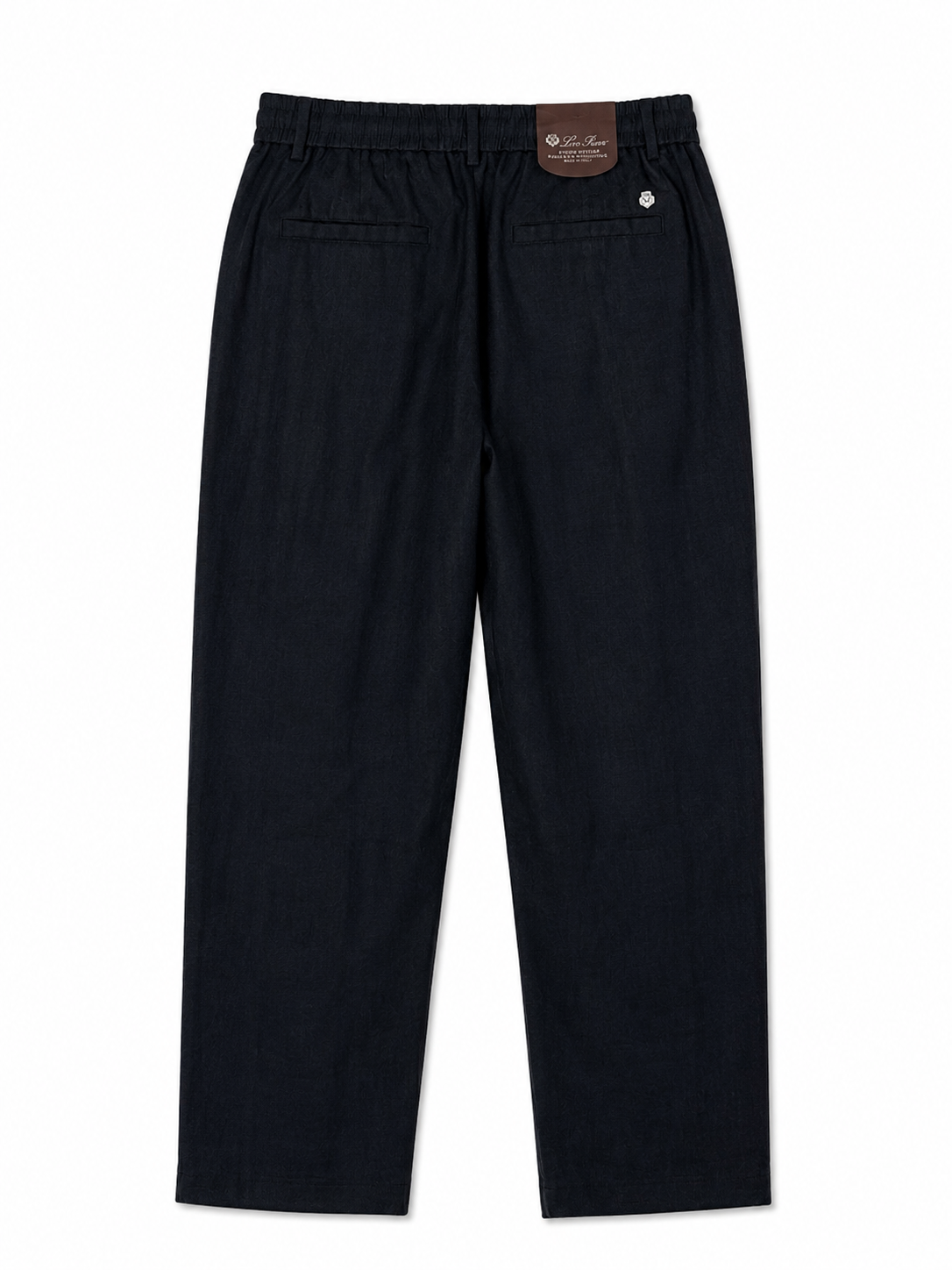 Black Linen Loro Piana