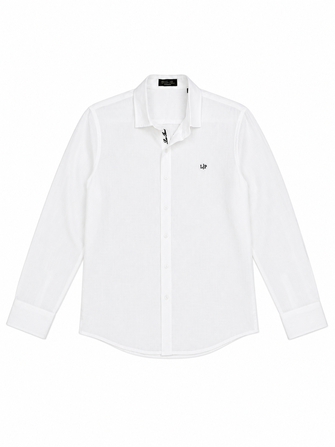 White Loro Piana Linen Shirt