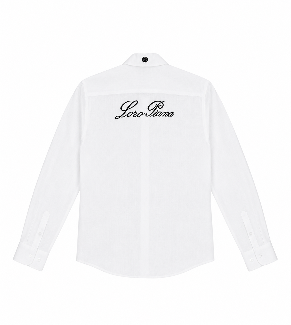 White Loro Piana Linen Shirt