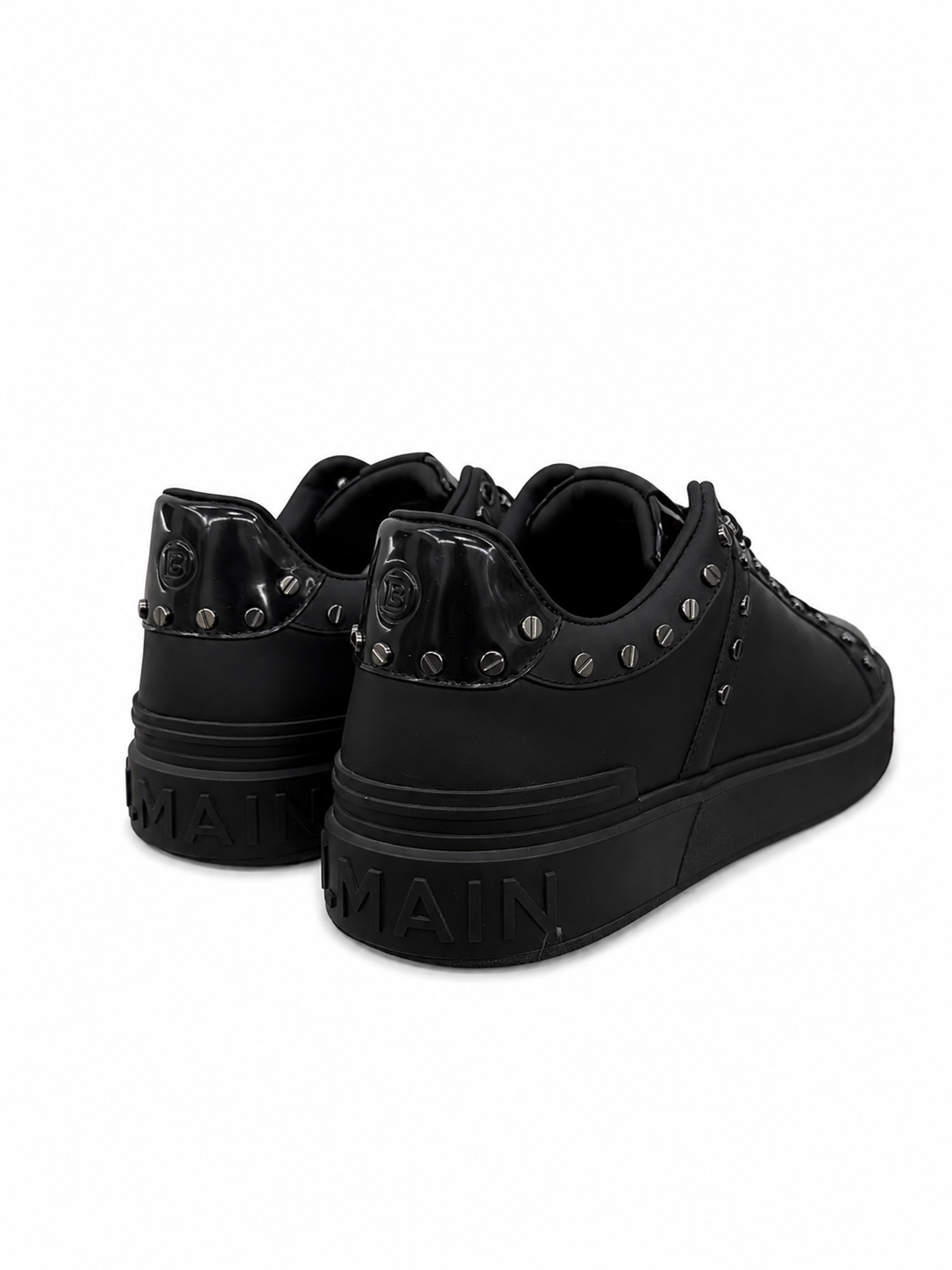Black Balmain Shoes