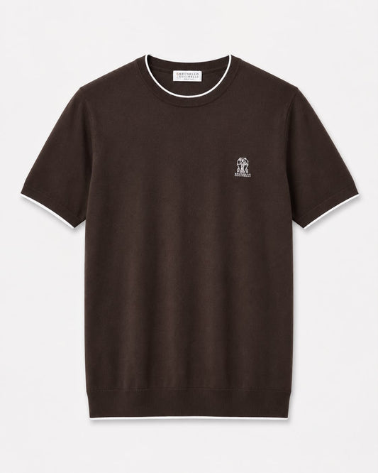 Brunello Cucinelli Brown Tshirt